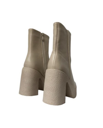 BOTIN  PLATAFORMA CREPE 