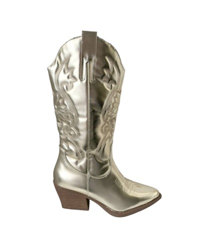 BOTA COWBOY METALIZADAS BROCADAS