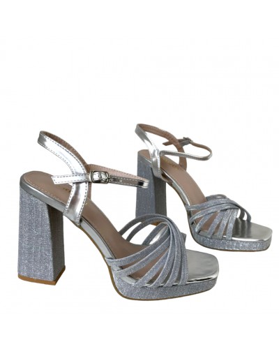 SANDALIA TIRAS FIESTA GLITTER