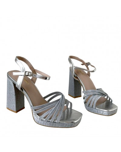 SANDALIA TIRAS FIESTA GLITTER