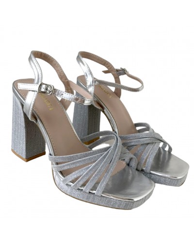 SANDALIA TIRAS FIESTA GLITTER