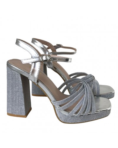 SANDALIA TIRAS FIESTA GLITTER
