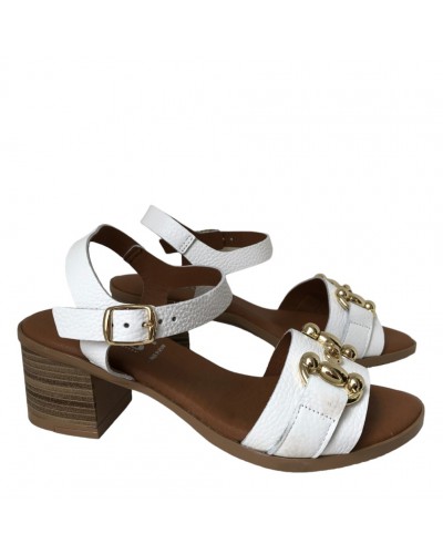 SANDALIA PIEL GEL TACÓN