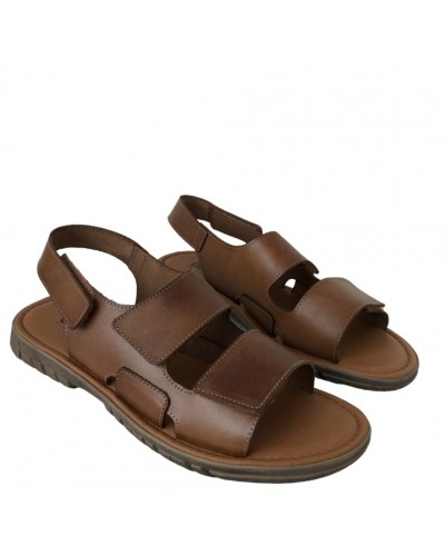 SANDALIA VELCRO PIEL