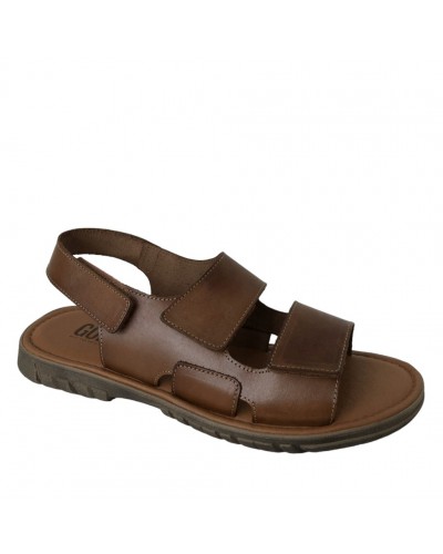 SANDALIA VELCRO PIEL