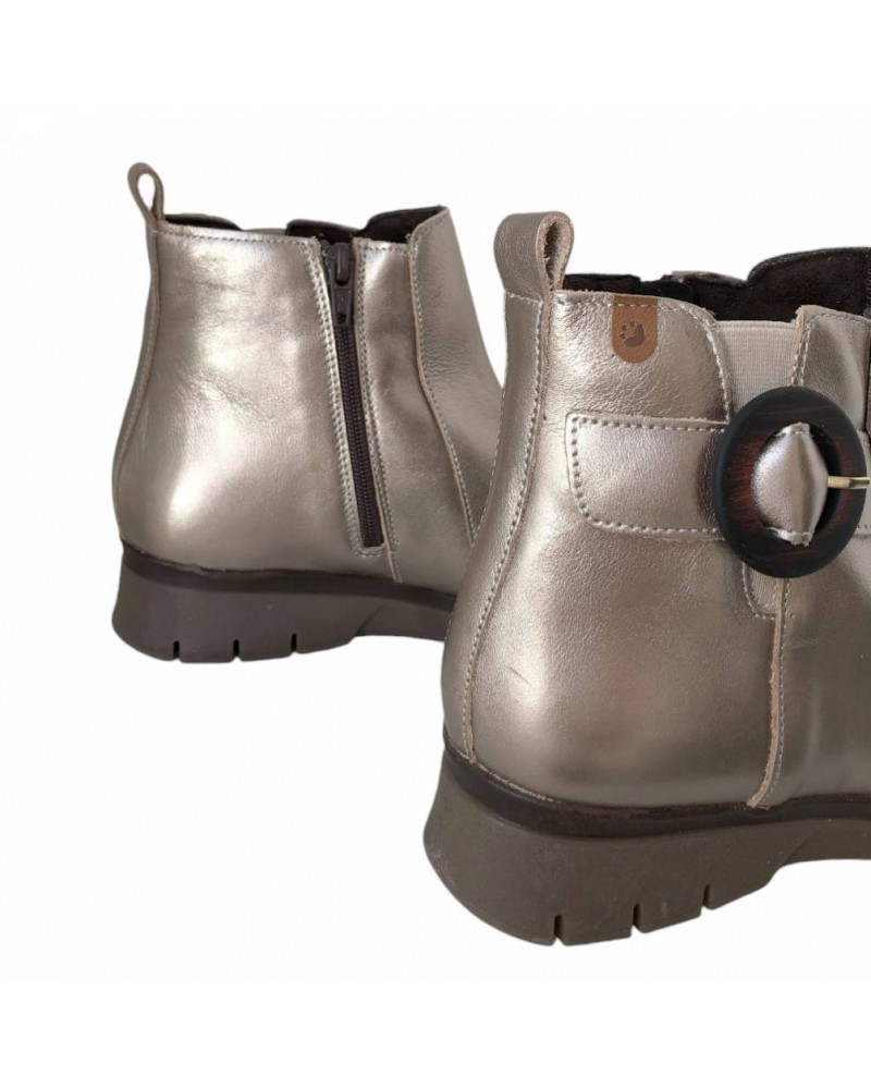 Botin Retailer Botin Plano Hebillas Botin Plano Con Hebillas BOTIN