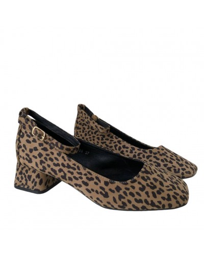 ZAPATO TACON  LEOPARDO