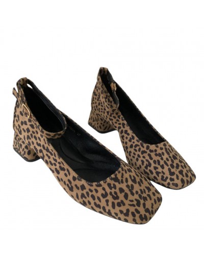 ZAPATO TACON  LEOPARDO