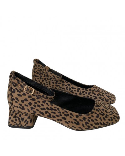 ZAPATO TACON  LEOPARDO