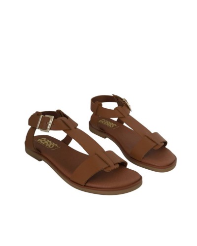 SANDALIA PLANA PIEL PLANTA GEL