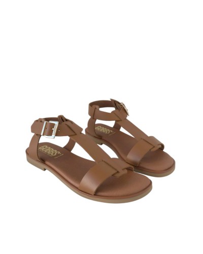 SANDALIA PLANA PIEL PLANTA GEL