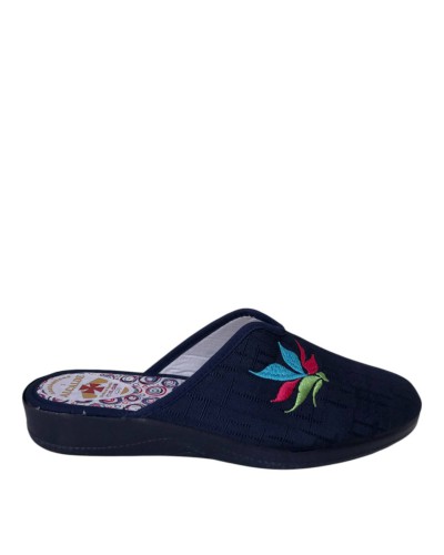 ZAPATILLA CUÑA CUBIERTA HOJAS