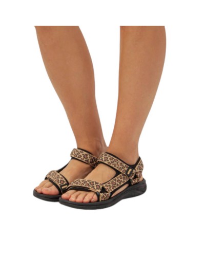 SANDALIA ANIMAL PRINT MTNG CASUAL