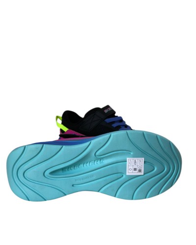 ZAPATILLA SKECHERS JR WAVE MULTICOLOR
