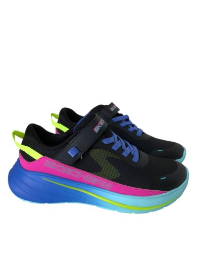 ZAPATILLA SKECHERS JR WAVE MULTICOLOR