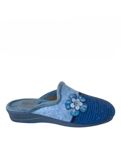 ZAPATILLA CUÑA NEVADA FLOR
