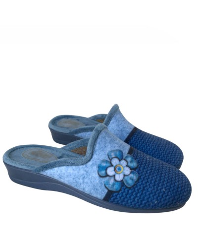 ZAPATILLA CUÑA NEVADA FLOR