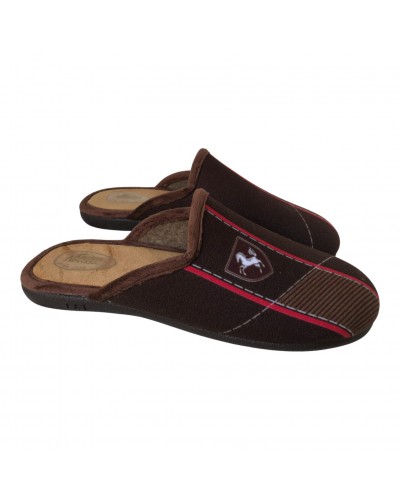 ZAPATILLA CASA PAÑO LOGO