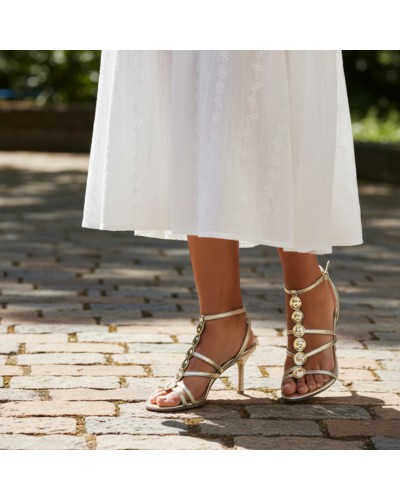 SANDALIA CORINA TIRAS MONEDAS