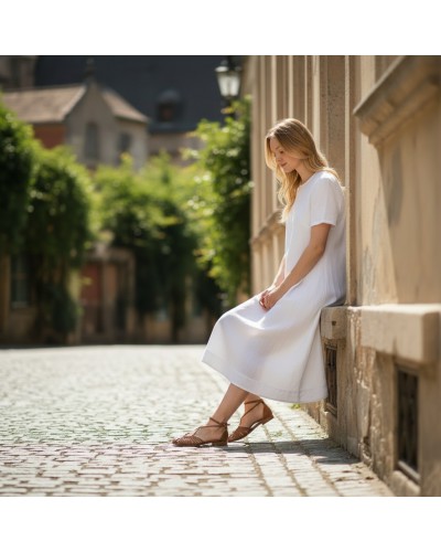 SANDALIA CANGREJERA CORINA PLANA