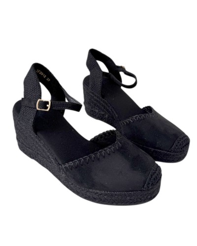 SANDALIAS CUÑA ESPARTO 5C PESPUNTES