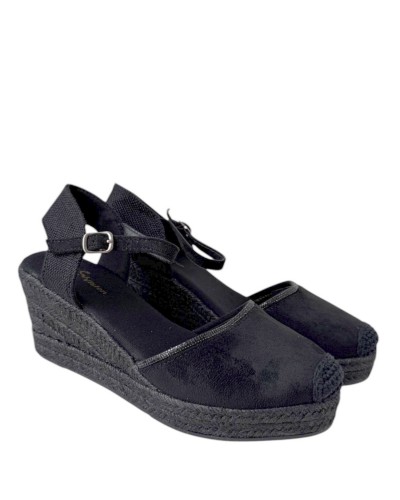 SANDALIAS CUÑA ESPARTO 5C CRISTALES