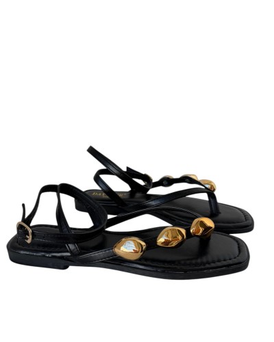 SANDALIAS PLANAS DEDO TOBILLO