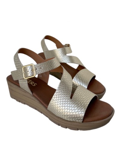 SANDALIA CUÑA PRINT WIKERS