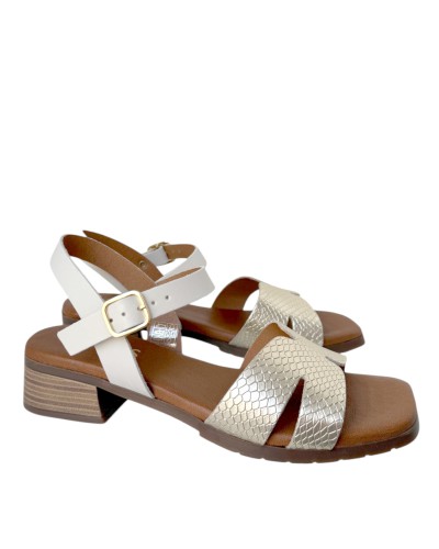 SANDALIA WIKERS PLANTA GEL PRINT