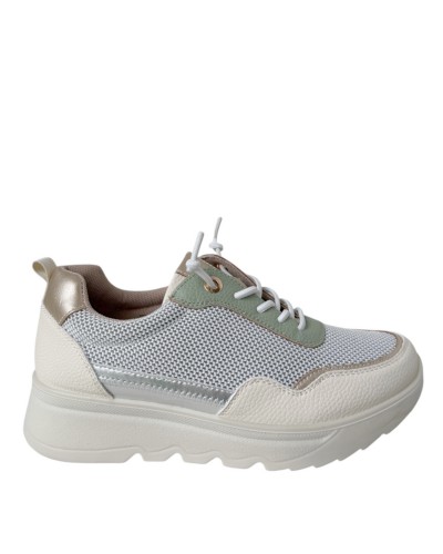 ZAPATO DEPORTIVO COMBINADO CORDON ELASTI