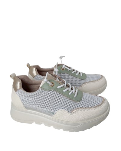 ZAPATO DEPORTIVO COMBINADO CORDON ELASTI