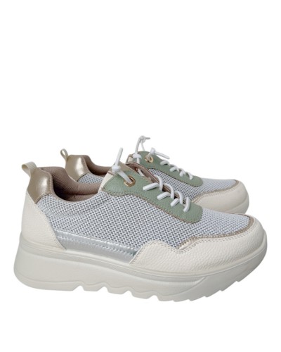 ZAPATO DEPORTIVO COMBINADO CORDON ELASTI