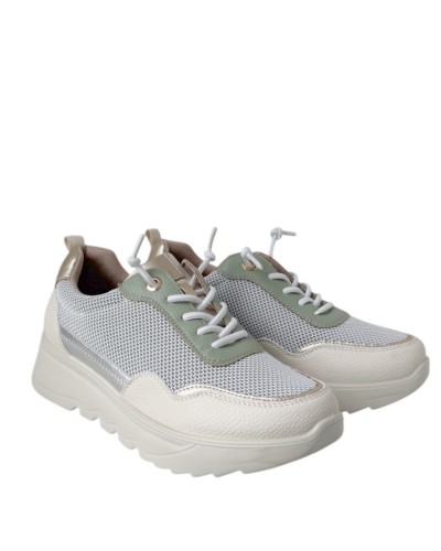 ZAPATO DEPORTIVO COMBINADO CORDON ELASTI