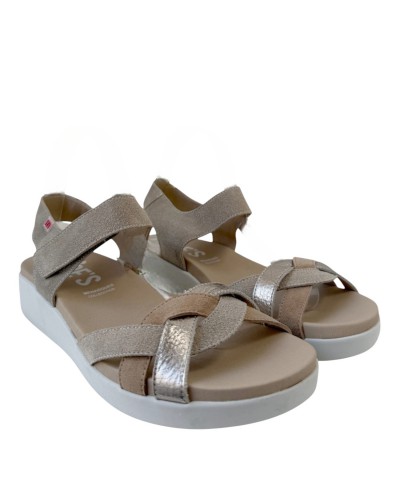 SANDALIA PIEL CONFORT VELCRO