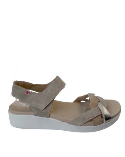SANDALIA PIEL CONFORT VELCRO