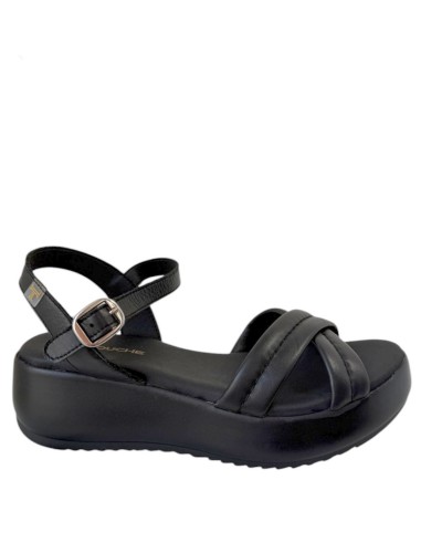 SANDALIA PLATAFORMA PIEL GEL