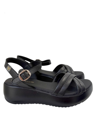 SANDALIA PLATAFORMA PIEL GEL