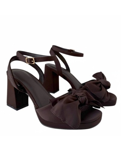 SANDALIA TACON LAZADA RASO BUONAROTTI