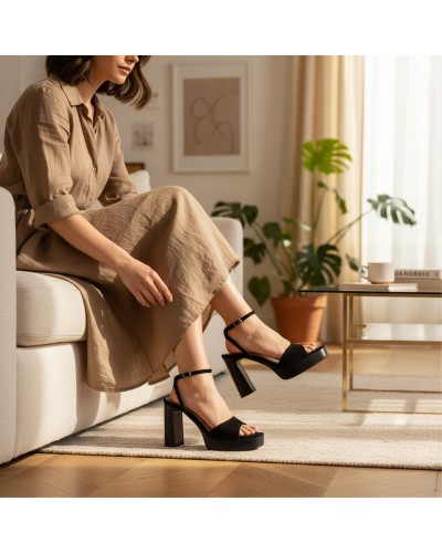 SANDALIA TACON TOBILLO ANTELINA BONITA