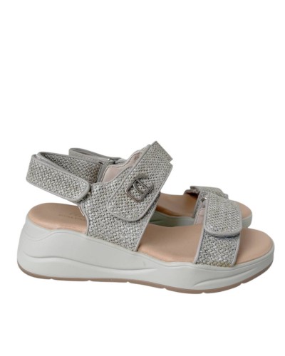 SANDALIA CASUAL RAFIA VELCRO