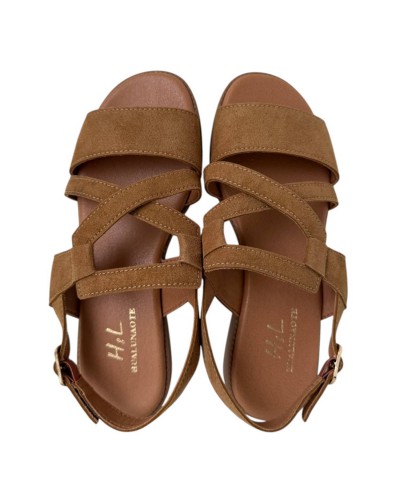 SANDALIAS ANTE PLANA PLANTILLA CRUZADAS