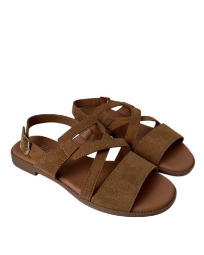 SANDALIAS ANTE PLANA PLANTILLA CRUZADAS