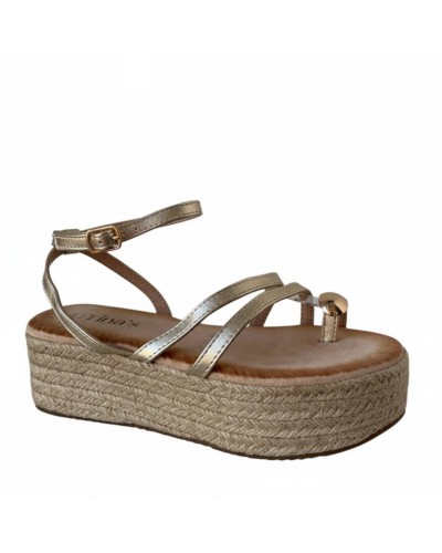 SANDALIA PLATAFORMA ESPARTO DEDO