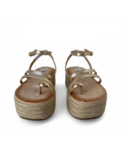 SANDALIA PLATAFORMA ESPARTO DEDO