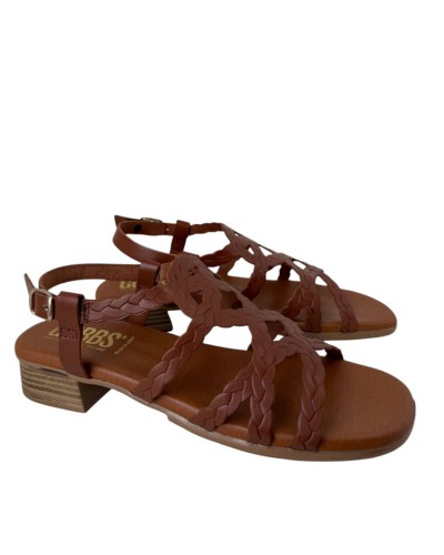 SANDALIA TRENZADA PLANTILLA GEL PIEL
