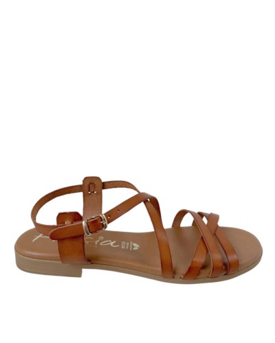 SANDALIAS PLANAS PIEL ROMANAS