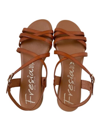 SANDALIAS PLANAS PIEL ROMANAS