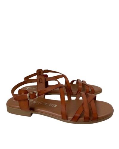 SANDALIAS PLANAS PIEL ROMANAS