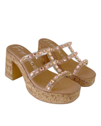 ZUECO TACON VINILO JOYA