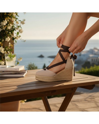 ALPARGATA CUÑA ESPARTO ULTRASUELA